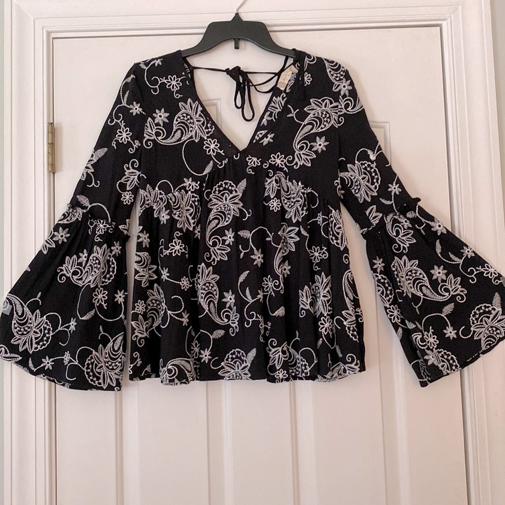 Embroidered Bohemian Blouse